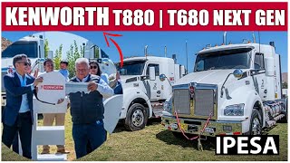 Kenworth T880 y T680 Next Gen  IPESA entrega unidades a Transportes Jirena [upl. by Arraeit]