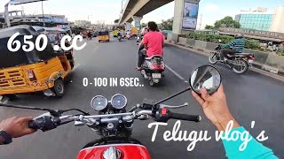 ROYAL ENFIELD INTERCEPTOR 650 BS6 REVIEW  CHEAPEST 650CC  TELUGU MOTOVLOG  SRIMANSUNNY [upl. by Neevan]