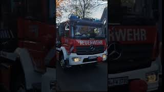 Das HLF 1 Der FuRW Hattingen rückt vom Einsatz ab [upl. by Annahsirhc]