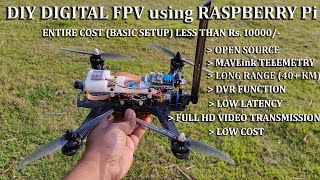 DIY Digital FPV using Raspberry Pi  MAVLink Telemetry  Full HD Transmission  Low Cost  Ruby [upl. by Marsha]