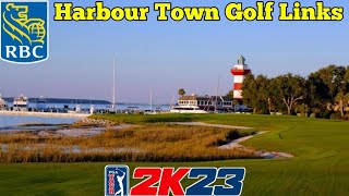 Harbour Town Golf Links  RBC Heritage  PGA Tour 2K23 PS5 Gameplay [upl. by Keverian]