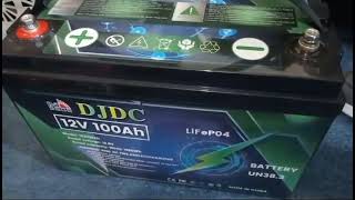 DJDC LiFePo4 Lithium Battery price in Bangladesh  12v 100 Ah Lithium Battery [upl. by Dulcinea364]