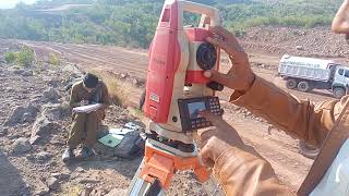 how to use rem function in kolida total station  how to find height by total station [upl. by Nauwaj]