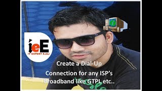 Create a dialup connection for GTPL Broadband Or Any ISPs Broadband [upl. by Coveney]