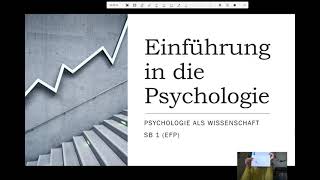 Einführung in die Psychologie  Psychologie als Wissenschaft [upl. by Annoda]