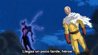 Saitama VS Garou DIOS Batalla Completa  ONE PUNCH MAN [upl. by Ramburt]