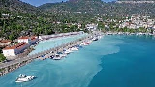 Methana Thermal Springs  Μέθανα  Ιαματικές Πηγές Dji Phantom 3 Drone Greece [upl. by Reidid208]