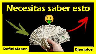 Que son los ACTIVOS y PASIVOS en Finanzas Personales [upl. by Heer904]