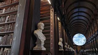 View of the Long Room at the Old Library [upl. by Eetnod]