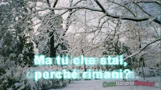 Fabrizio De André  Inverno Con Testo Lyrics HD [upl. by Kenny]