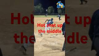 When you stick your glove out and get lucky slowpitchsoftball [upl. by Dalury]