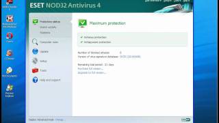 ESET Nod32 AV 4 vs Bitdefender Antivirus Pro 2011 Part 1 [upl. by Ahsatak]