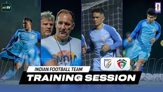 Indian Football Team Training Session  FIFA World Cup Qualifiers 2026  India vs Kuwait [upl. by Derwin]