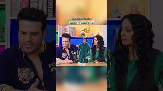 Krushna and Kashmera ne kaha Karan bohot 😮🤨 podcast shorts shortsfeed bharti [upl. by Cynarra]