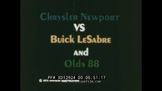 1972 CHRYSLER PROMO FILM NEWPORT VS OLDSMOBILE 88 amp BUICK LESABRE XD12924 [upl. by Hoehne]