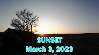 Sunsets WKen  SHORT FRIDAY Sunset Time Lapse  030323 [upl. by Enoch]