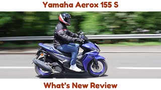 2024 Yamaha Aerox 155 Version S Review [upl. by Siva342]