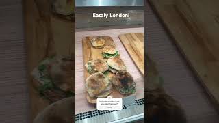 Eataly London is a mustvisit for Italian food lovers london travel eataly londonlife [upl. by Atiraj241]