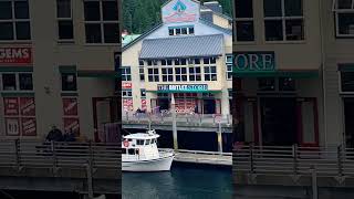 Ketchikan Port ALASKA shorts cruise salmon salmoncapitaloftheworld travel [upl. by Adnema]