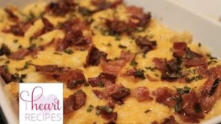 Twice Baked Potato Casserole  I Heart Recipes [upl. by Neitsabes]