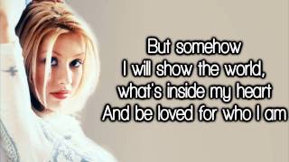 Christina Aguilera  Reflection Lyrics HD [upl. by Ardied]