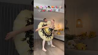 BEHIND THE SCENES 👆🏼😅  dance trend viral couple funny ballet shorts [upl. by Juetta754]