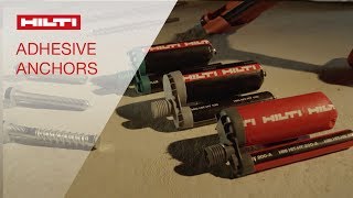 REVIEW of the Hilti anchor portfolio  fast cure adhesives and anchor rods [upl. by Meares436]