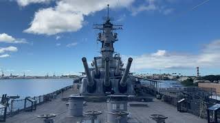 USS Missouri Battleship Tour  Pearl Harbor  Video 1 [upl. by Ingrid186]