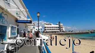 Beach walk corralejo Fuerteventura [upl. by Doowrehs]