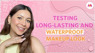 WaterProof Makeup Tutorial ritusingh27  Testing Makeup For Monsoon  Makeup Tips  Myntra [upl. by Rednav]