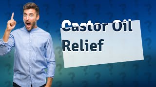 Can we put castor oil in belly button for constipation [upl. by Intyre]