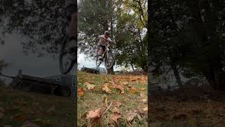 New mtb setup Huge air [upl. by Narmi]