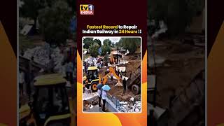 Fastest Record to Repair Indian Railway in 24 Hours [upl. by Larner404]