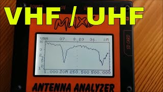 Homemade VHFUHF dipole antenna measurements [upl. by Bevis260]