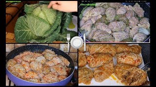 Recette chou Farci à la Turc 🇹🇷🇹🇷 Kiymali Lahana Sarmasi Tarifi [upl. by Willin]