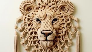 amazing macrame wall decore animals designs of macrame [upl. by Conchita58]