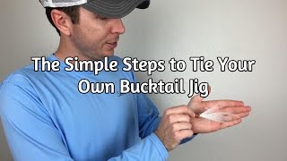 How To Tie a Bucktail Jig and all of the bucktail tying materials [upl. by Fahland999]