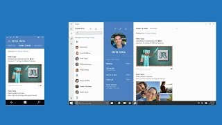 Windows 10 TPEnable People App Build 10061 [upl. by Kimmy]