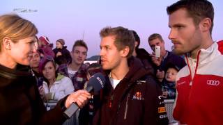 Champion Tomczyk meets Champion Vettel 2011 EN [upl. by Vardon]