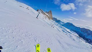 Seiser Alm  Dolomiti Superski  Ski 2024  snowpark [upl. by Gmur]