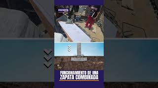 🤭¿Sabías esto de las zapatas🤠zapata obra base ingenieria columna combinado [upl. by Aramas758]