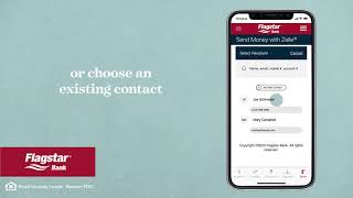 Transfer Funds with Zelle  Mobile Banking  Flagstar Bank [upl. by Nirraj]