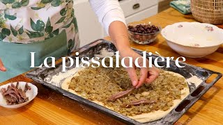 Southern French Pissaladière recipe Traditional Homemade Mediterranean specialities [upl. by Nosak]