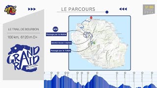 Le Trail de Bourbon  Le parcours 2024 🔵 [upl. by Syxela367]