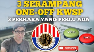 3 PERKARA YANG PERLU ADA DALAM USAHA ONEOFF KWSP [upl. by Akialam]