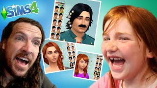 ADLEY makes OUR FAMiLY in Sims 4 Realistic looking Dad Mom Niko and Navey play house in game [upl. by Aneetsirhc800]