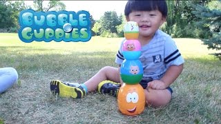 Bubble Guppies Stacking Cups and Surprise Eggs [upl. by Koch740]