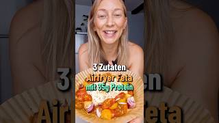 Schneller gebackener Feta  3 Zutaten Airfryer Rezept [upl. by Neelsaj195]