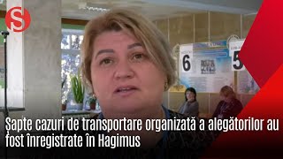 Șapte cazuri de transportare organizată a alegătorilor au fost înregistrate în Hagimus [upl. by Ilka]