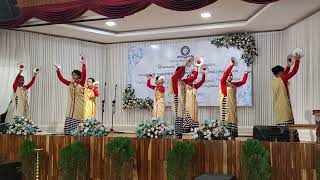 Jaintia Shad Pliang Plate Dance by the students of PGT during its diamond jubilee celebration [upl. by Krissy704]